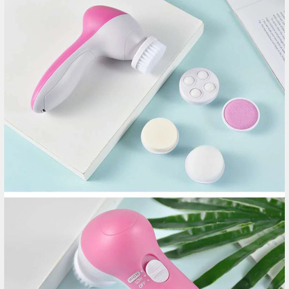 5 in 1 Electric Facial Cleaning Brush
