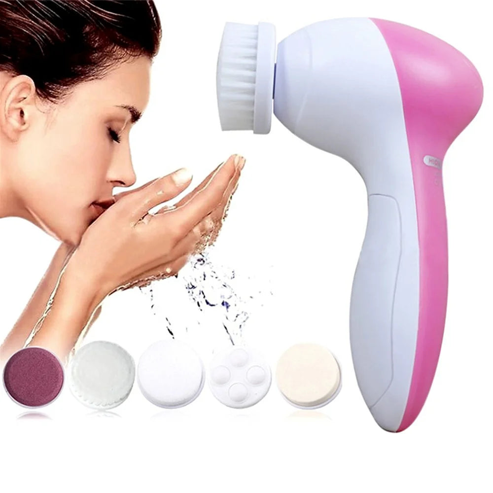 5 in 1 Electric Facial Cleaning Brush
